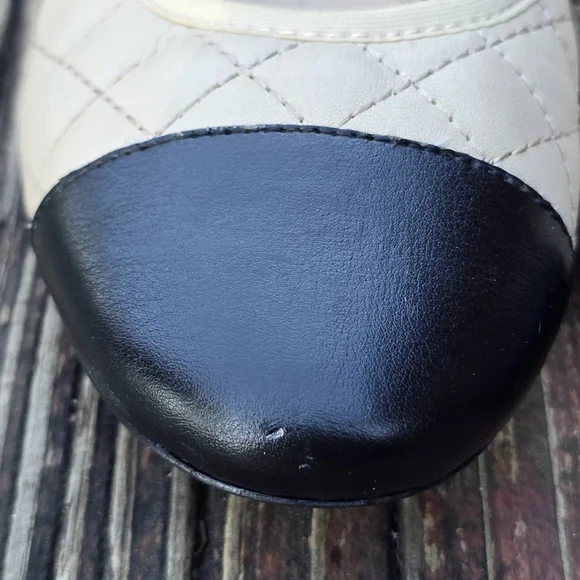 Neiman Marcus,  Womens Flats Loafers, Black, Tan, Size 7.5 - Picture 9 of 12